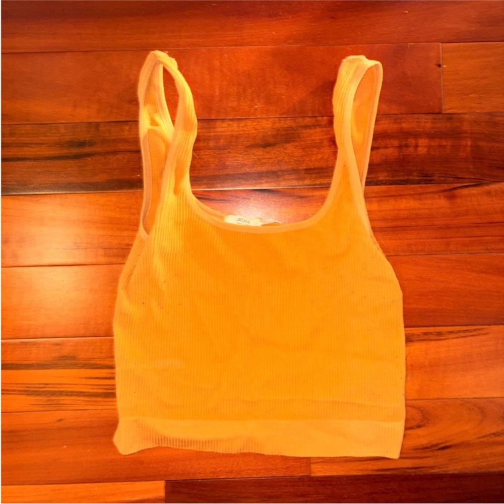 ‼️4/$20‼️Mustard Ribbed Tank Top - Picture 2 of 5